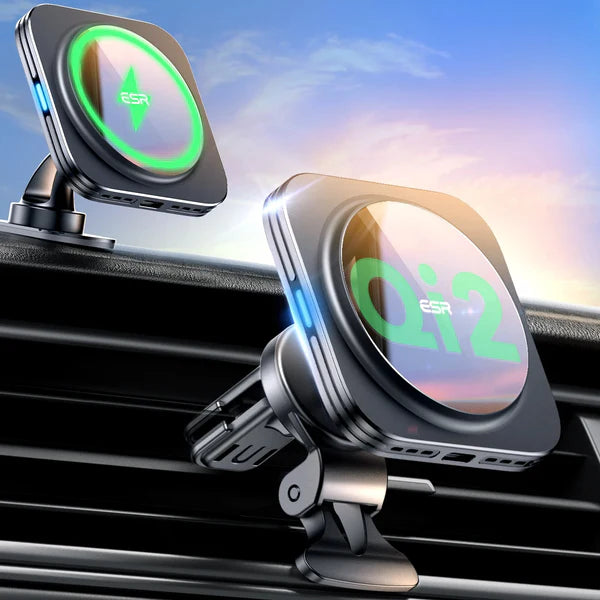 Qi2 Magnetic Wireless Car Charger(Halolock)