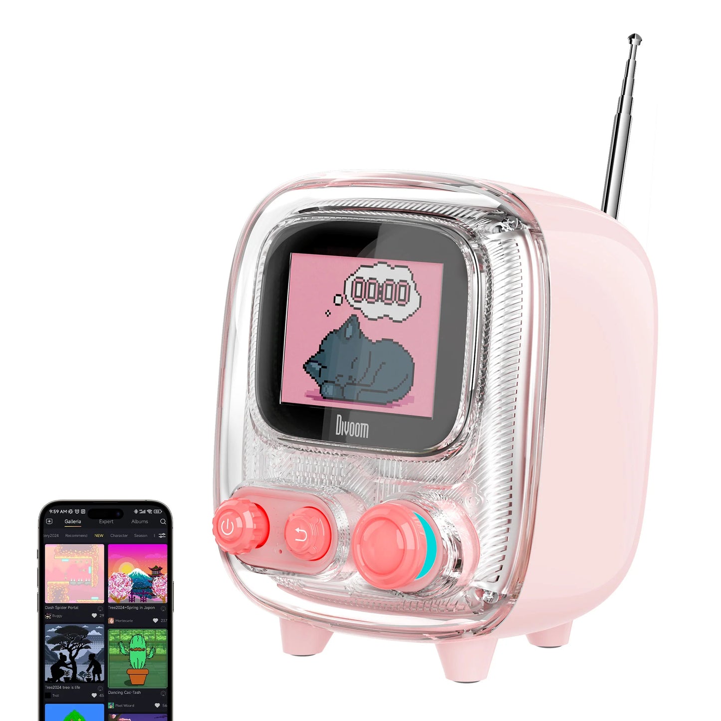 Divoom Tiivoo-2 Photo Album & Bluetooth Speaker