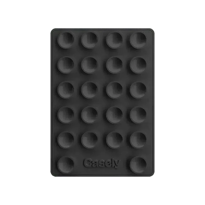 Grippy - Black Silicone Suction Phone Mount with MagSafe