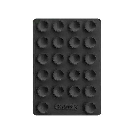 Grippy - Black Silicone Suction Phone Mount with MagSafe