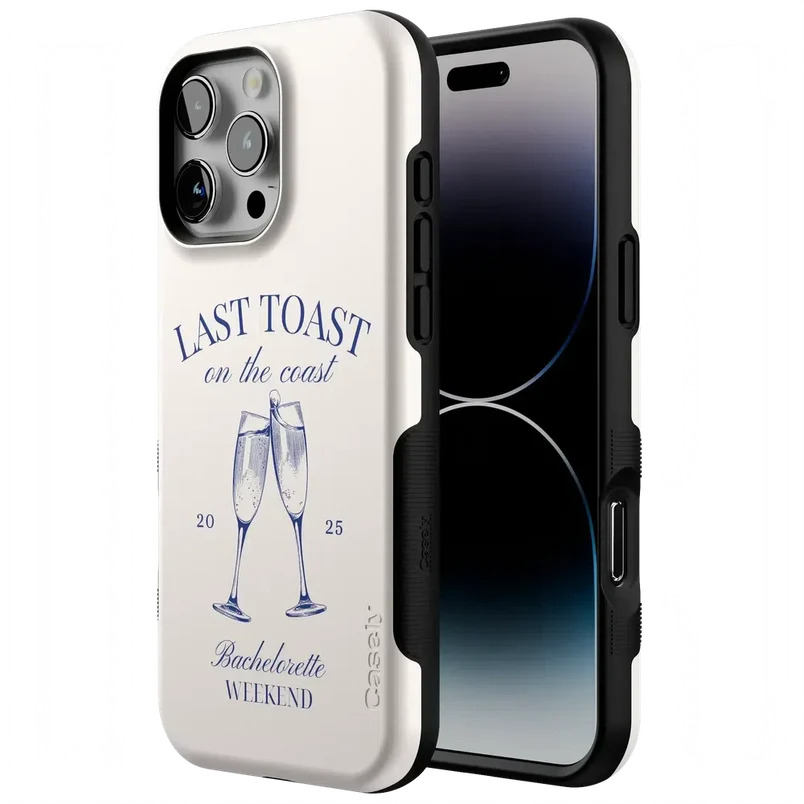 Last Toast - Off-White Coastal Bachelorette Case