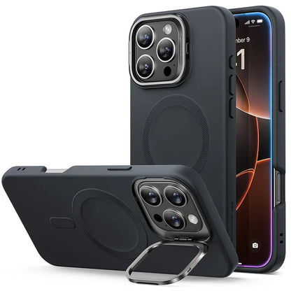 iPhone 16 Pro Max Cloud Soft Case with Stash Stand
