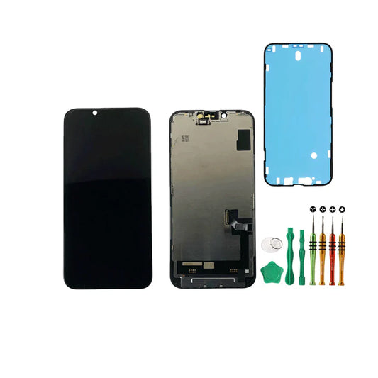 iPhone 14 Premium Soft OLED Glass Screen Replacement Repair Kit + Premium Toolkit