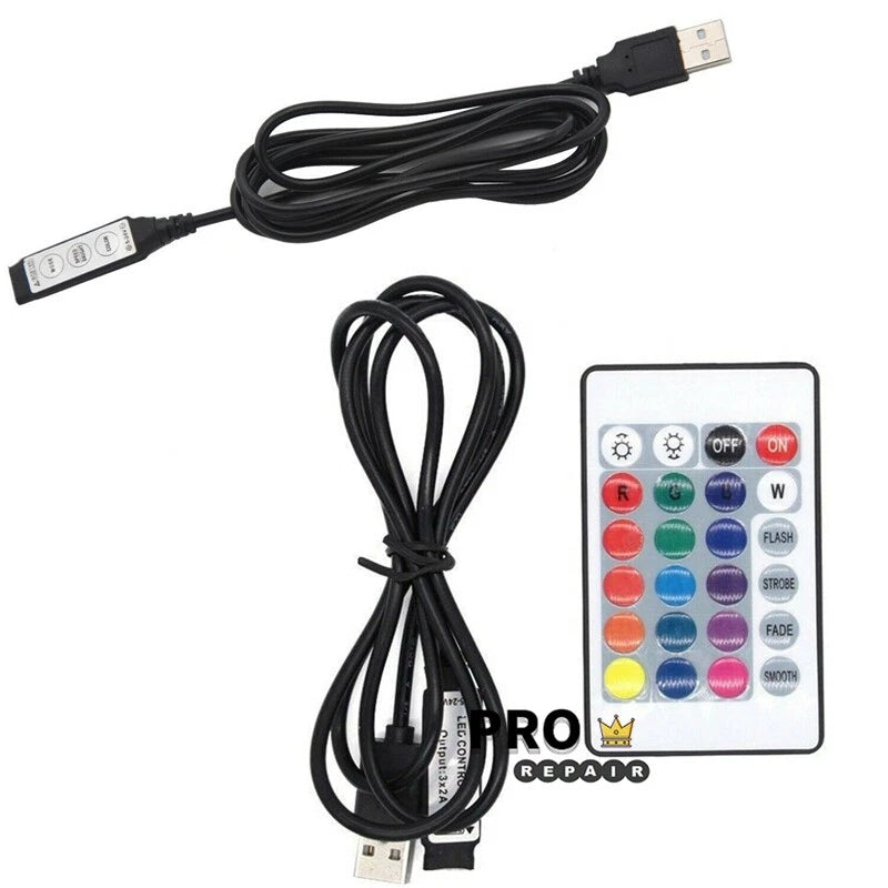4 Pin USB 1M 20Key 24Key Music Sound RGB LED Light Controller